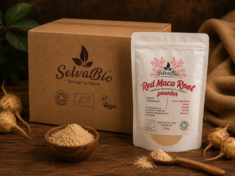 SelvaBio Organic Red Maca Root